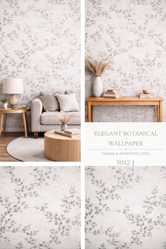 Elegant Botanical Wallpaper (Free Installation)