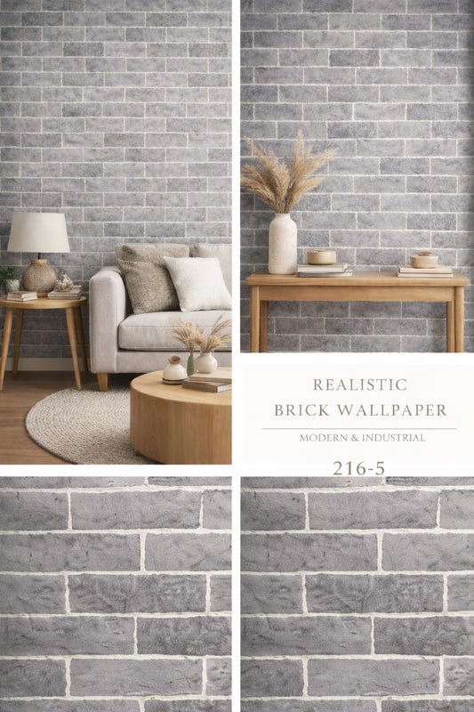 Realistic Brick Wallpaper (Free Installation)