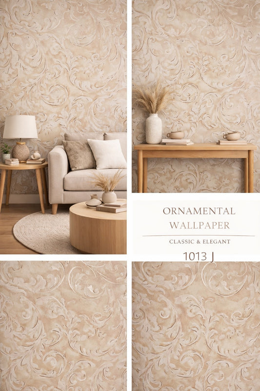 Ornamental Wallpaper (Free Installation)
