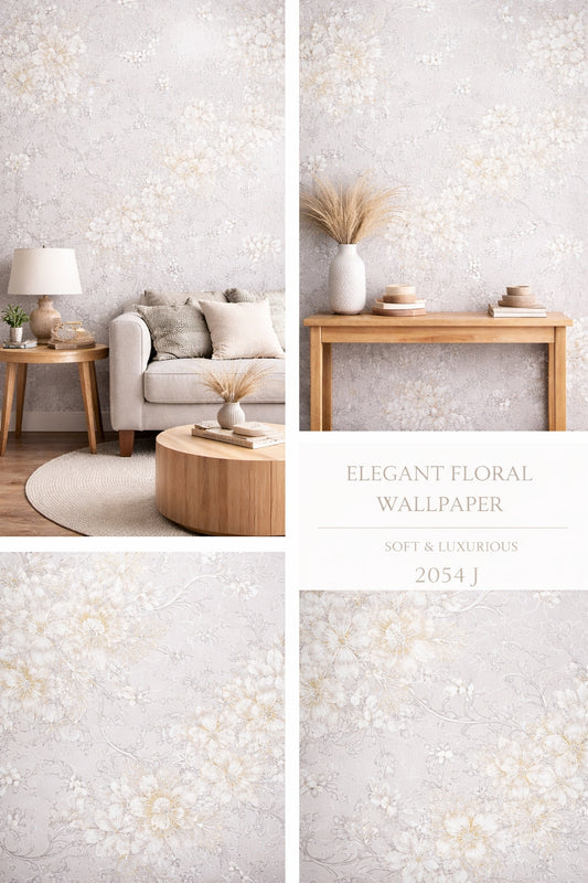 Elegant Floral Wallpaper (Free Installation)